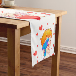 Valentinstag 2025: Niedliche und spielerische Enge Kurzer Tischläufer