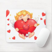 Valentinstag 2025: Niedliche und spielerische Enge Mousepad (Mit Mouse)