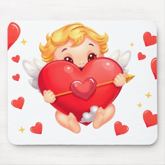 Valentinstag 2025: Niedliche und spielerische Enge Mousepad (Vorne)