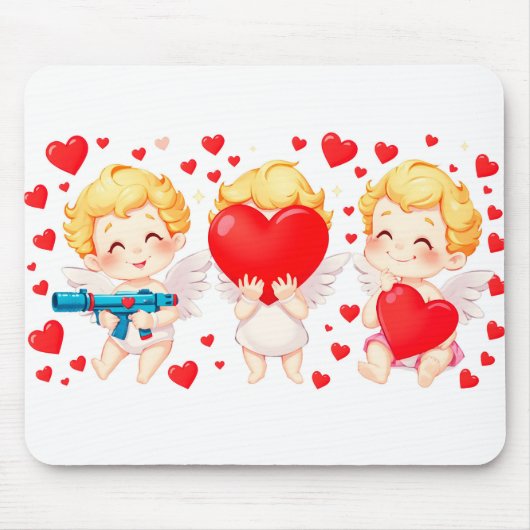 Valentinstag 2025: Niedliche und spielerische Enge Mousepad (Vorne)