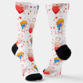 Valentinstag 2025: Niedliche und spielerische Enge Socken (Gewinkelt)