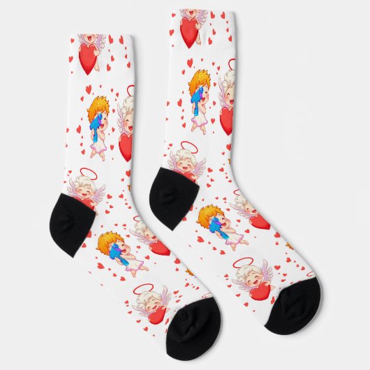 Valentinstag 2025: Niedliche und spielerische Enge Socken (Rechts)