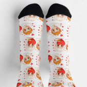 Valentinstag 2025: Niedliche und spielerische Enge Socken (Oben)