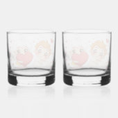 Valentinstag 2025: Niedliche und spielerische Enge Whiskyglas (Rückseite)