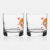 Valentinstag 2025: Niedliche und spielerische Enge Whiskyglas (Rechts)