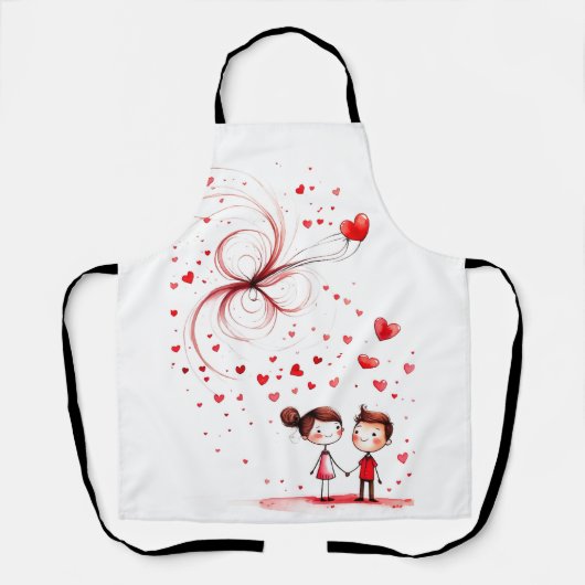 Valentinstag 2025 schürze (Vorderseite)