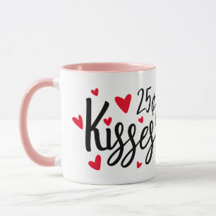 Valentinstag 25 Cent Küsschen ...vom Hund Tasse