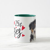 Valentinstag 25c Küsse .. Bernese Mountain Dog Tasse (Zentrum)