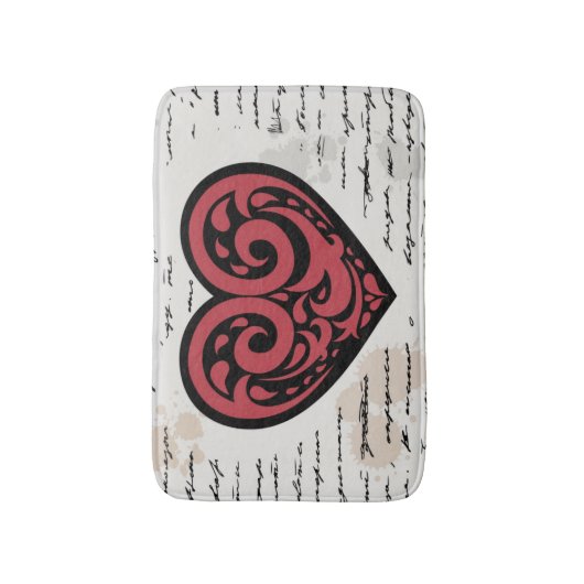 Valentinstag 2 badematte (Vorderseite Vertikal)