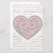 Valentinstag 2 briefpapier (Vorne/Hinten)