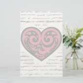 Valentinstag 2 briefpapier (Stehend Vorderseite)