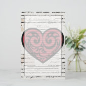 Valentinstag 2 briefpapier (Stehend Vorderseite)