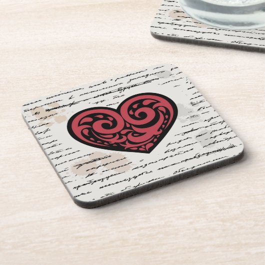 Valentinstag 2 getränkeuntersetzer (Linke Seite)