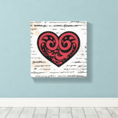 Valentinstag 2 leinwanddruck (Insitu (Holzboden))