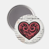 Valentinstag 2 magnet (Vorderseite/Rückseite)