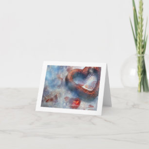 Valentinstag: 2 Rotes Herz Feiertagskarte