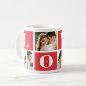 Valentinstag 4 Foto Liebe Kaffeetasse (Vorderseite Links)