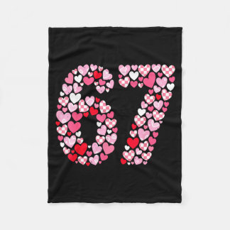 Valentinstag 67 Herzen Romantisch Lustig Sechs Sie Fleecedecke
