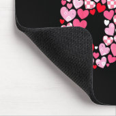 Valentinstag 67 Herzen Romantisch Lustig Sechs Sie Mousepad (Ecke)