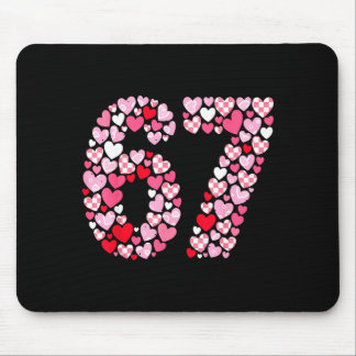 Valentinstag 67 Herzen Romantisch Lustig Sechs Sie Mousepad