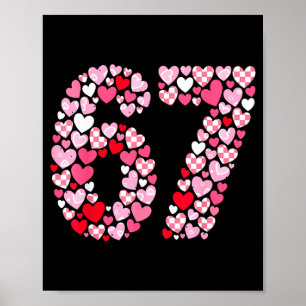Valentinstag 67 Herzen Romantisch Lustig Sechs Sie Poster