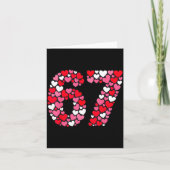 Valentinstag 67 Meme Gefüllt Mit Herzen Lustig S Karte (Vorderseite)