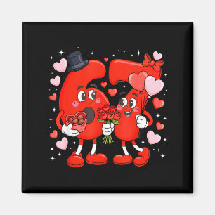 Valentinstag 67 Meme Lustig Sechs Sieben Liebesher Magnet
