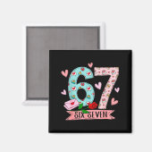 Valentinstag 67 Meme voller Herzen Lustig S Magnet (Vorderseite/Rückseite)