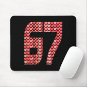 Valentinstag 67 Meme voller Herzen Lustig S Mousepad (Mit Mouse)