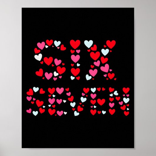 Valentinstag 67 Meme voller Herzen Lustig S Poster (Vorne)