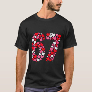 Valentinstag 67 Meme voller Herzen Lustig S T-Shirt