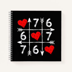 Valentinstag 67 Sechs Sieben Meme Liebe 6 7 Herz Notizblock