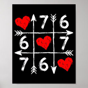 Valentinstag 67 Six Seven Meme Liebe 6 7 Herz C Poster