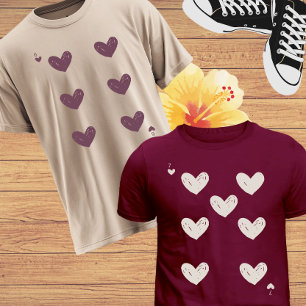 Valentinstag 6 & 7 Meme-Matching-Paar Frauen Tri-Blend Shirt