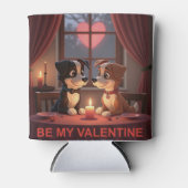 Valentinstag Abendessen 4 2 Flaschen/Dosenkühl Dosenkühler (Vorderseite)