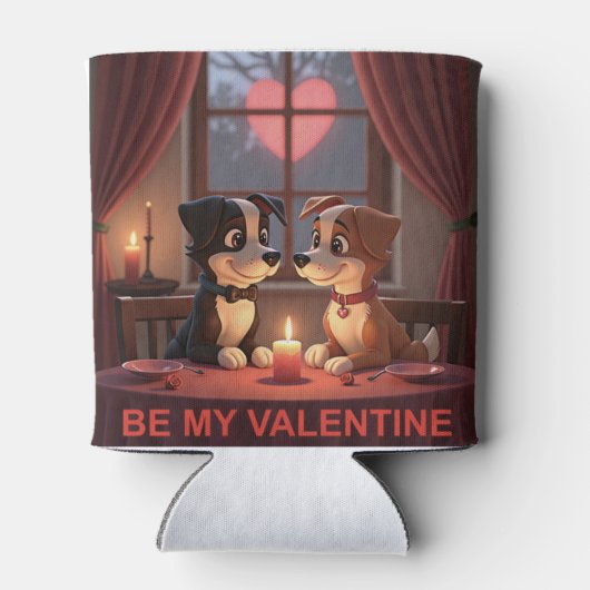 Valentinstag Abendessen 4 2 Flaschen/Dosenkühl Dosenkühler (Rückseite)