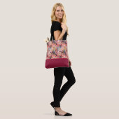 Valentinstag Abstrakte Herzen Farbblock Tasche (Am Model)