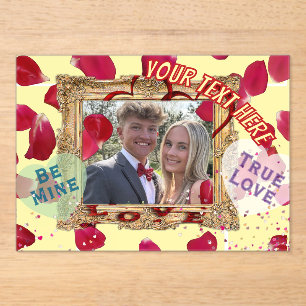 Valentinstag Acryleinladungen