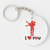 Valentinstag, Acrylischer Schlüsselanhänger (Vorderseite)