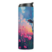 Valentinstag-Akrylkuh Thermosbecher (Nach links gedreht)