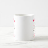 Valentinstag Alberner Gans Xoxo Überstimuliert Abe Kaffeetasse (Mittel)