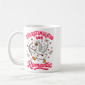 Valentinstag Alberner Gans Xoxo Überstimuliert Abe Kaffeetasse (Links)