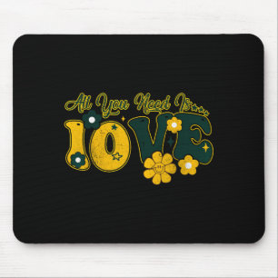 Valentinstag Alles was du brauchst ist 10ve Liebe Mousepad