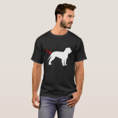 Valentinstag American Water Spaniel Eigentümer Her T-Shirt (Vorne ganz)