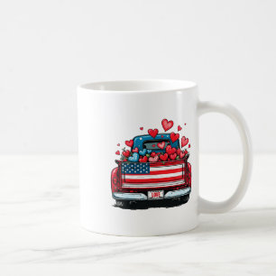 Valentinstag Amerikanische Lieferwagen Liebe Truck Kaffeetasse