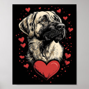 Valentinstag Anatolischer Hirtenhund  Poster