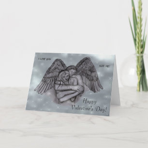 Valentinstag - Angel Eros in LIEBE Feiertagskarte