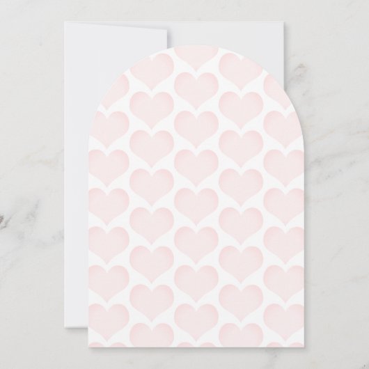 Valentinstag Arch Custom Foto Card Einladung (Rückseite)