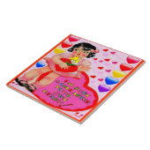 VALENTINSTAG ART TILE LARGE - SONDERGIFTE FLIESE (Seite)