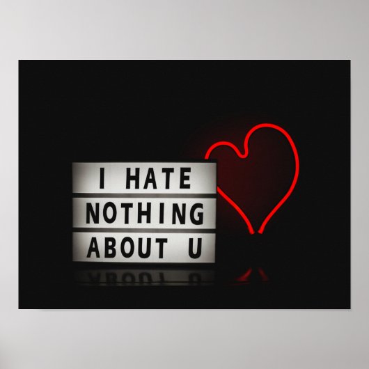 Valentinstag Ästhetisch leicht Rot Ästhetik Poster (Vorne)